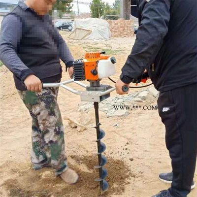 圣魯機(jī)械 栽樹(shù)種植鉆坑機(jī) 家用大馬力打眼機(jī) 林業(yè)鉆坑機(jī) 家用手提式挖坑機(jī)