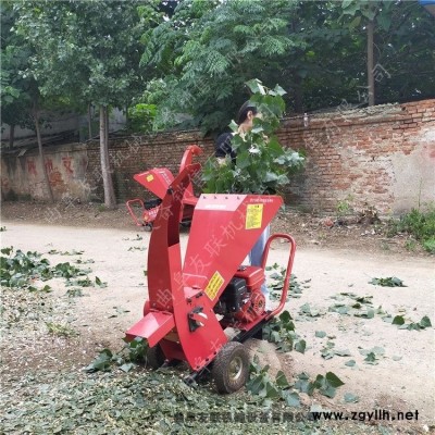 果園桃樹梨樹修剪枝條粉碎機 多功能環保型小區物業使用粉枝機2
