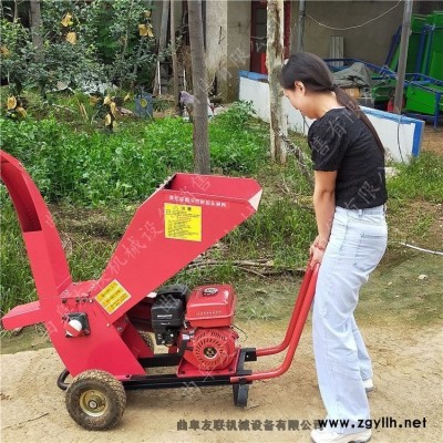 7.5電動版手推式枝葉粉碎機 環保型物業園林樹枝粉碎機 操作視頻1